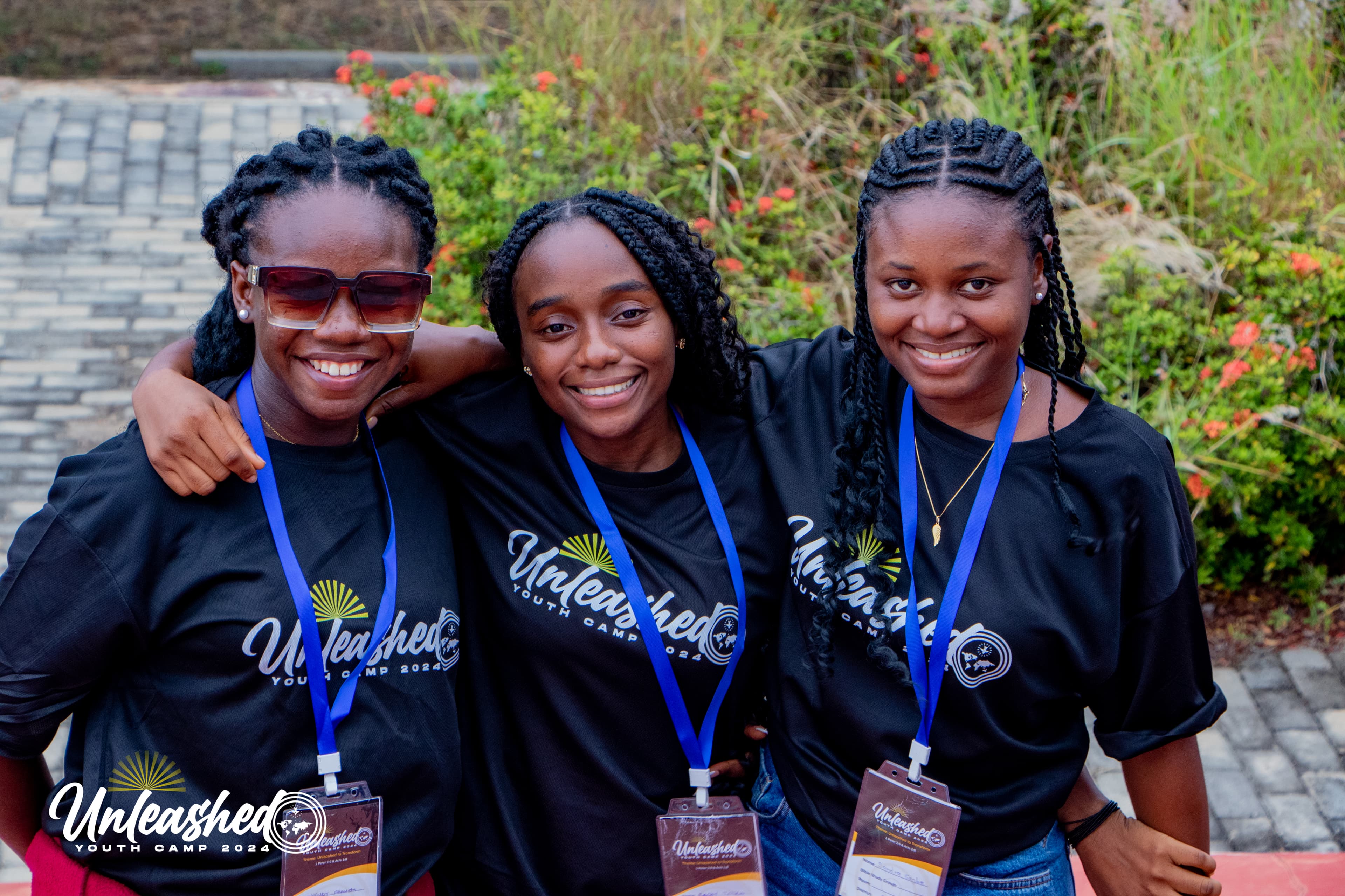 Young people at camp